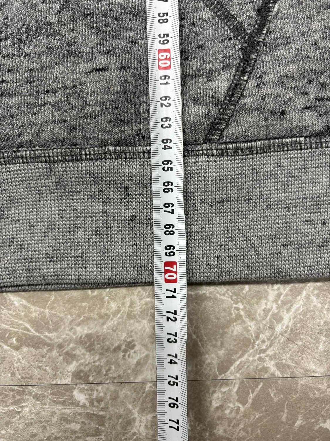 아베크롬비 y2k 올드스쿨 그레이 스웻 후드집업 희귀져지(XL) 상품이미지5