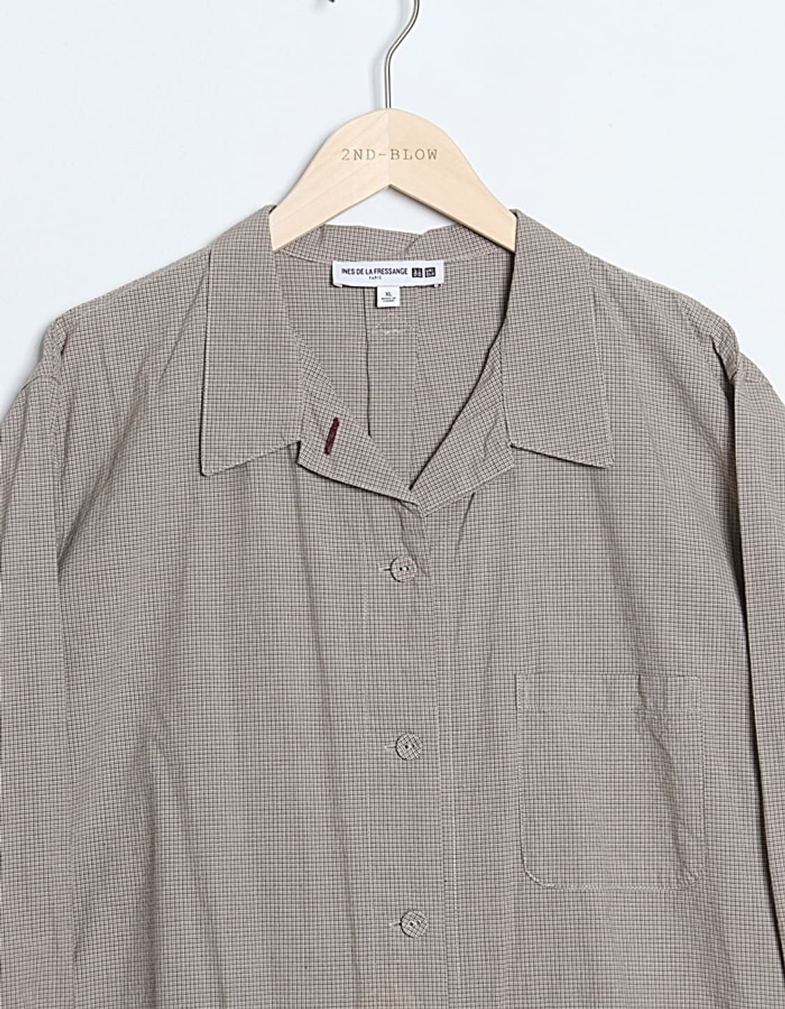 UQ x INES DE LA FRESSANGE Long Shirts 상품이미지2