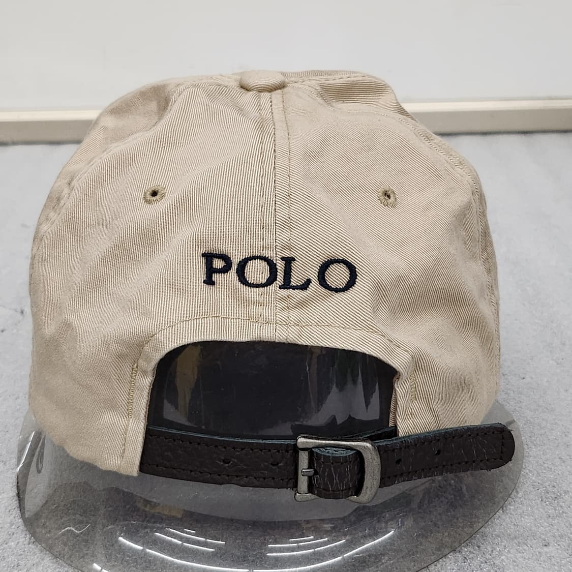 미착용 두산 정품 폴로 랄프로렌 베이지 볼캡 상품이미지5