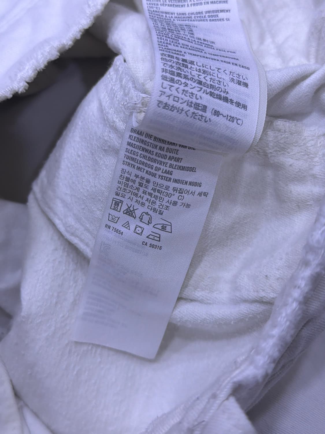 아베크롬비 클래식 버튼플라이 데미지 헤비코튼 하프팬츠 32 상품이미지9