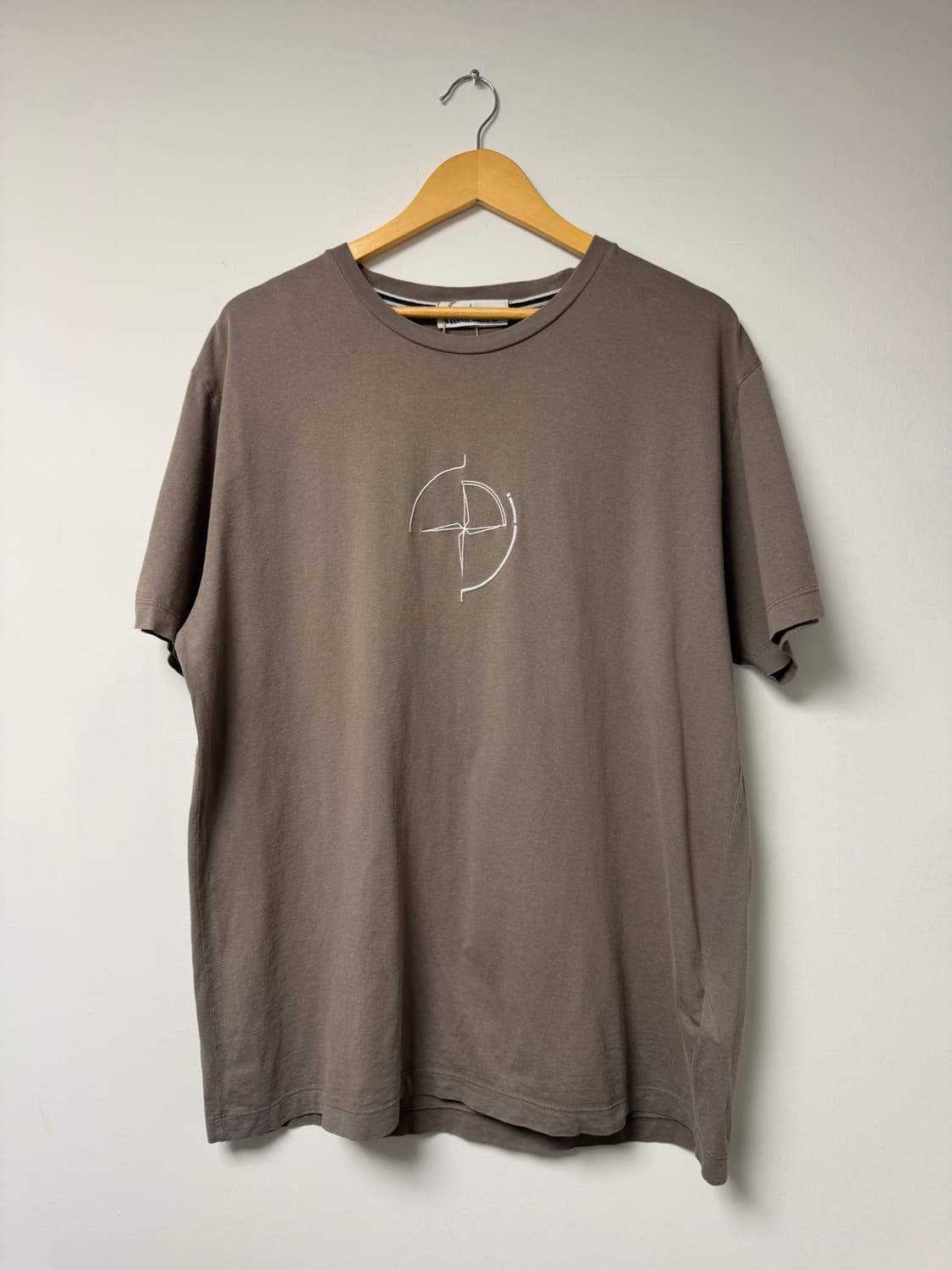 스톤아일랜드 빅로고 반팔 카키브라운 XL 상품이미지1