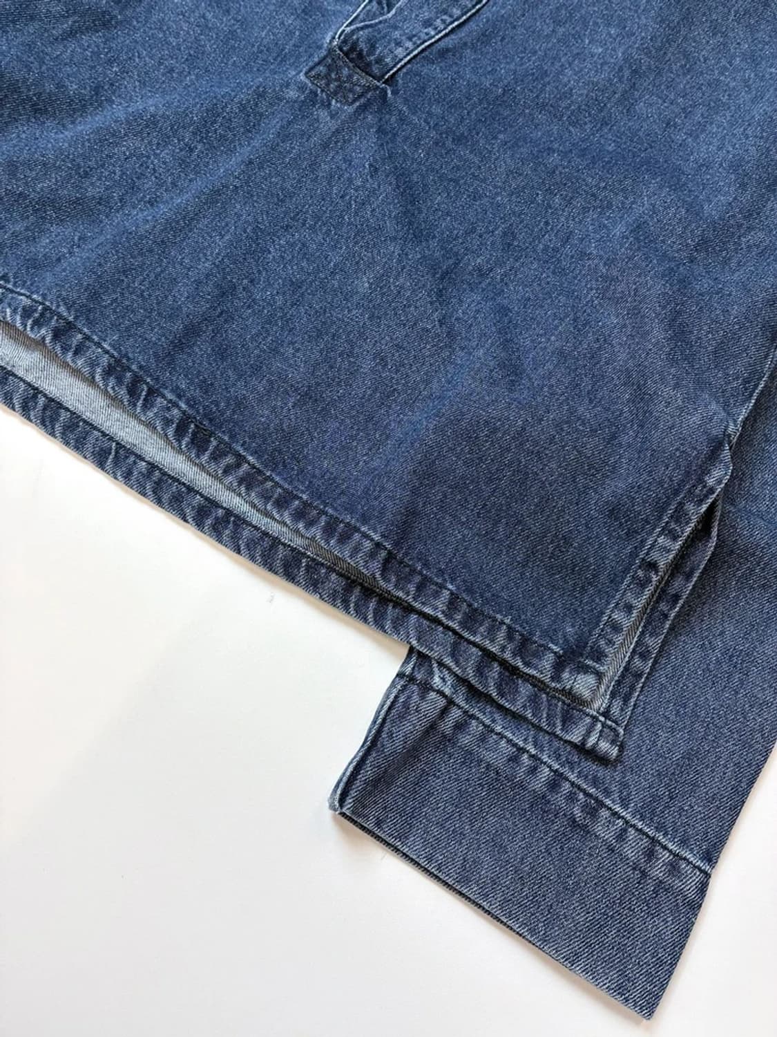 아소스 ASOS 트임 크롭 카라 데님 롱 슬리브 PN4900 상품이미지3