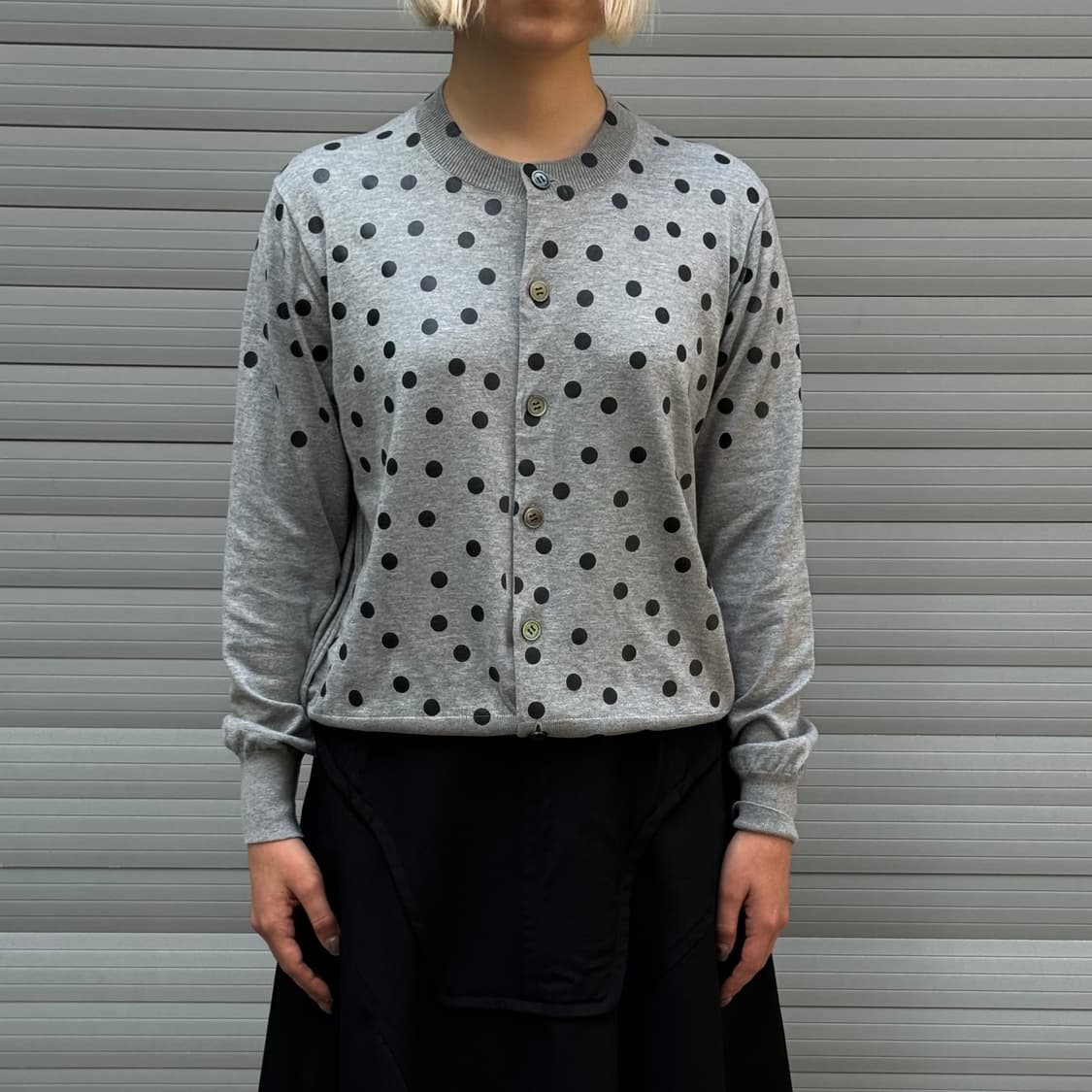 Dot Gray Cardigan 상품이미지10