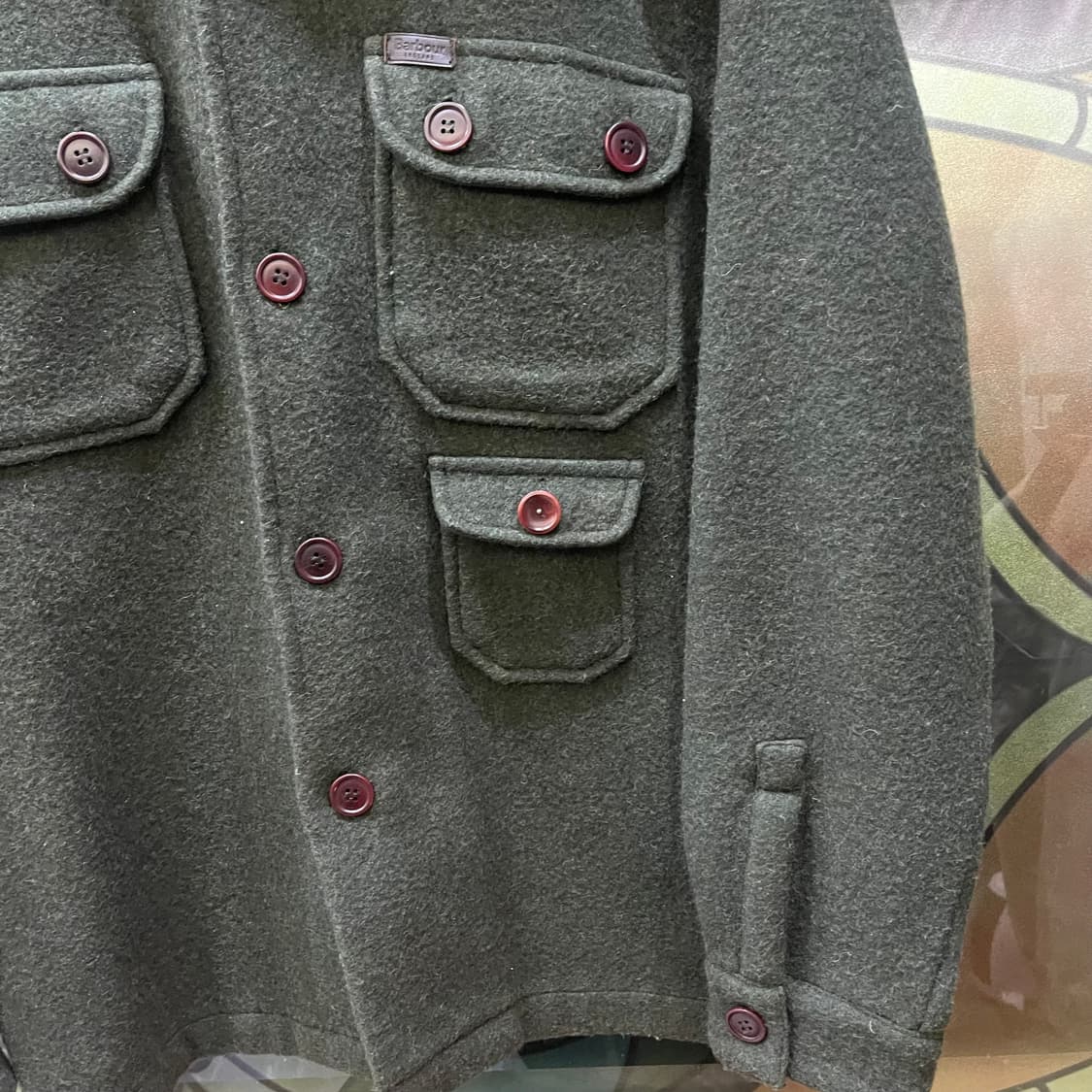 바버 모직 셔츠자켓 상품이미지4