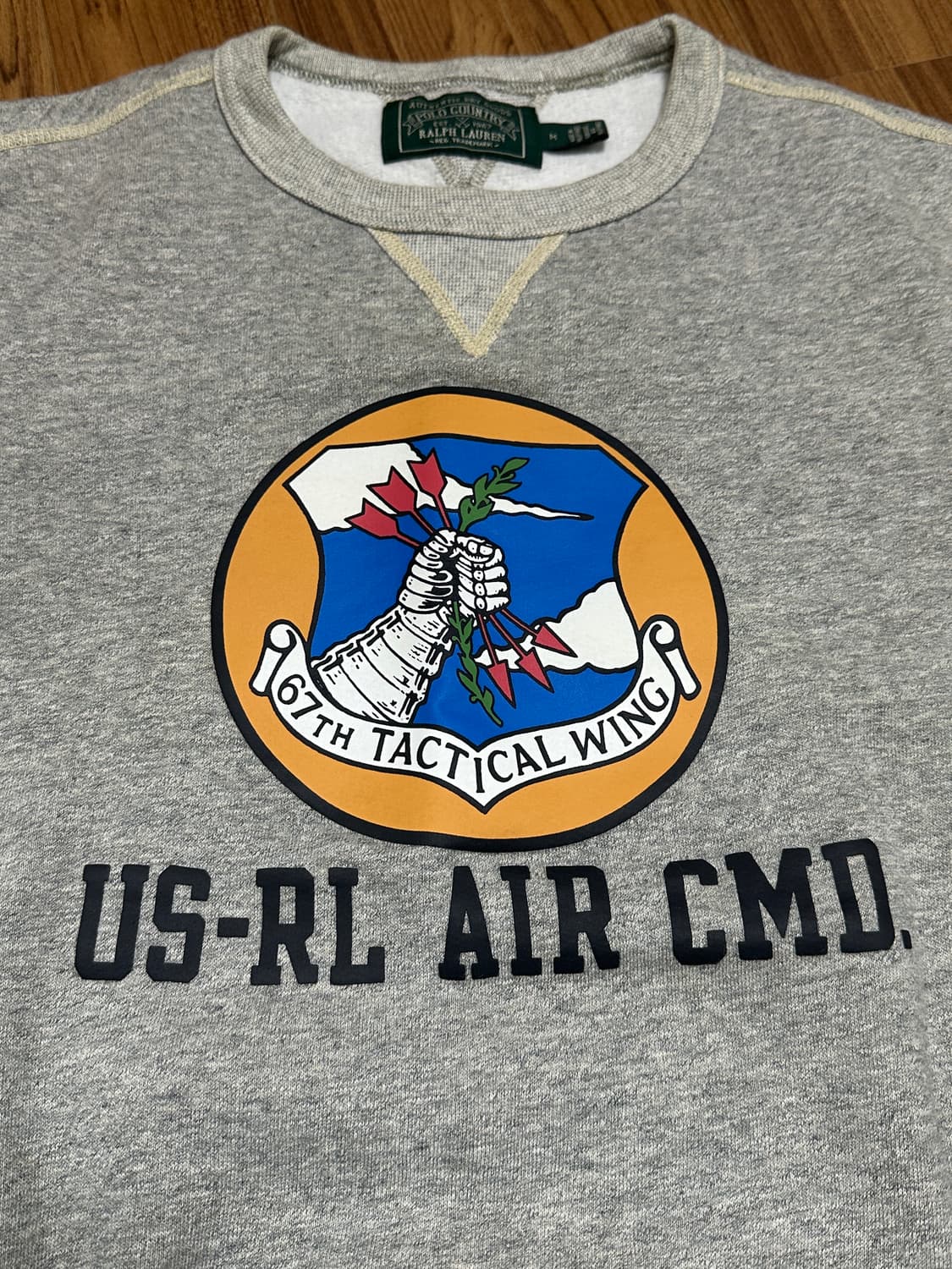 폴로컨트리 미공군 스웻셔츠 맨투맨 M 상품이미지4