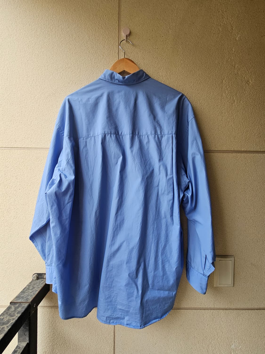 (F) 그라프페이퍼 블루 셔츠 상품이미지3