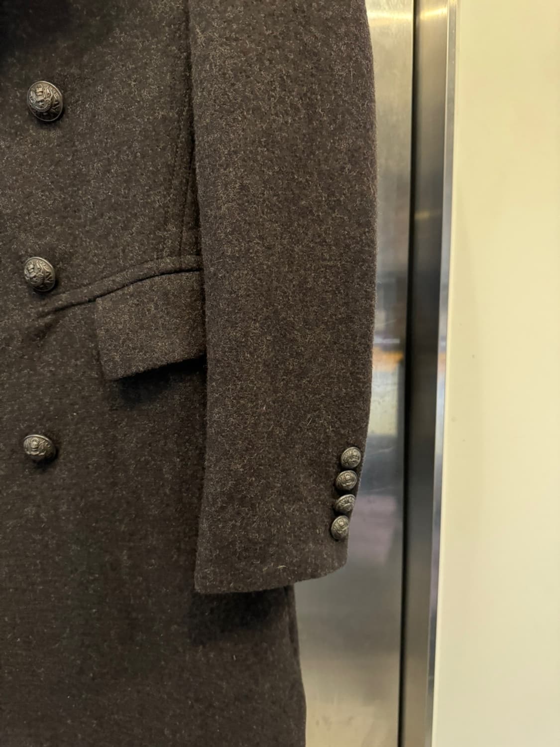 타임옴므 더블브레스티드 코트 상품이미지4