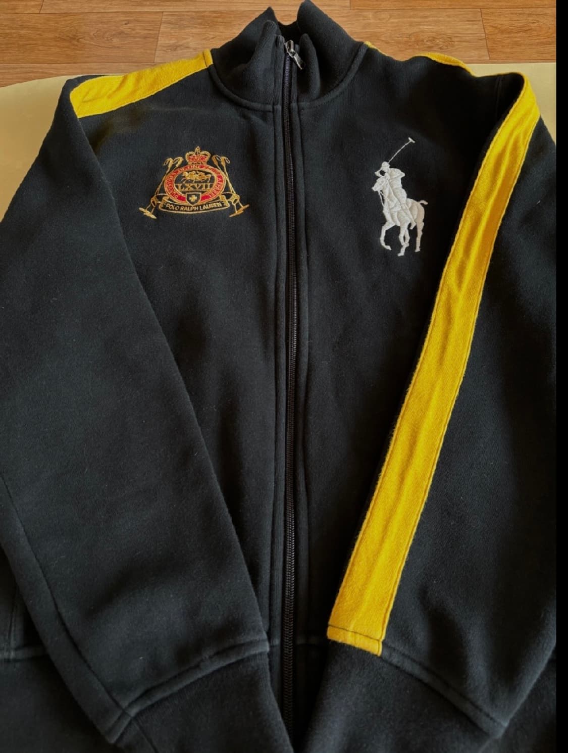 (개급처)폴로 빅포니 금장 블랙 져지 집업 상품이미지2