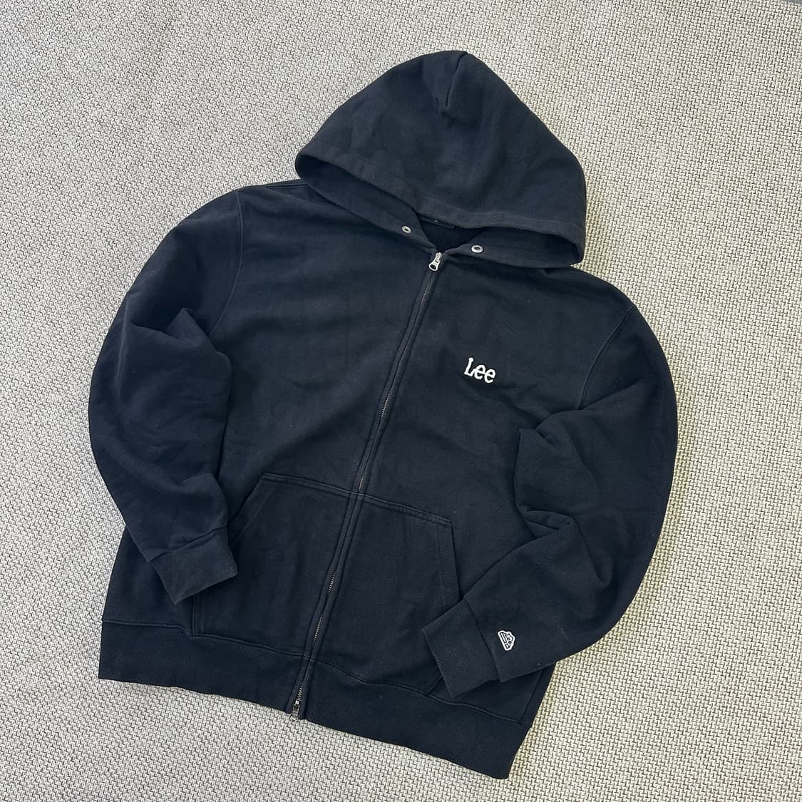 L LEE 스몰 트위치 로고 후드 집업 0421D 상품이미지2