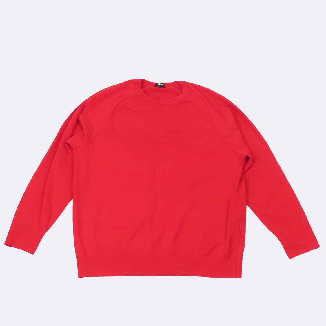 유니클로 코튼 크루넥 니트 상품이미지1