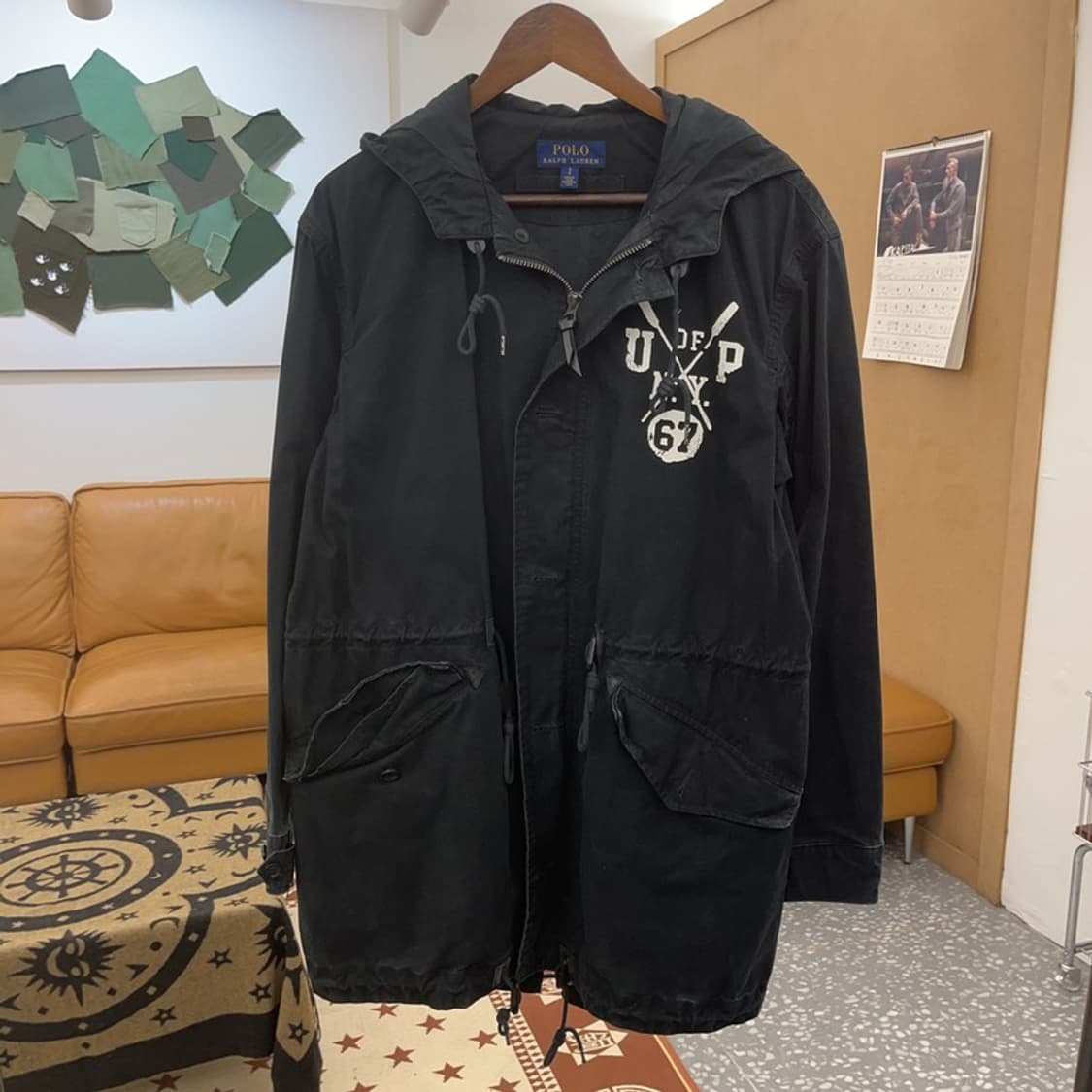 폴로 랄프로렌 M-51 가먼트다잉 피쉬테일 야상 자켓 S C08745 상품이미지3