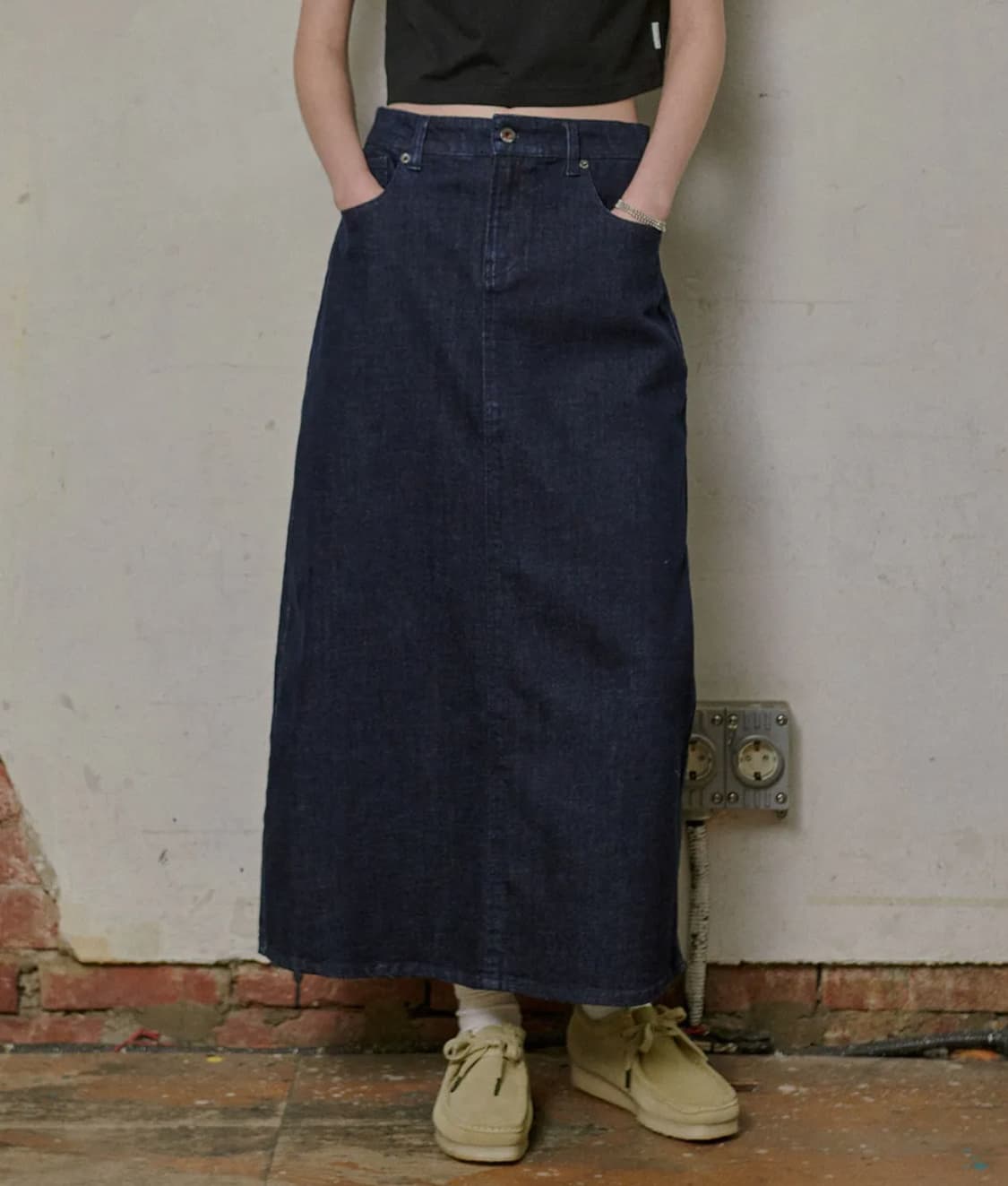 맥우드건 데님 롱 스커트  상품이미지2