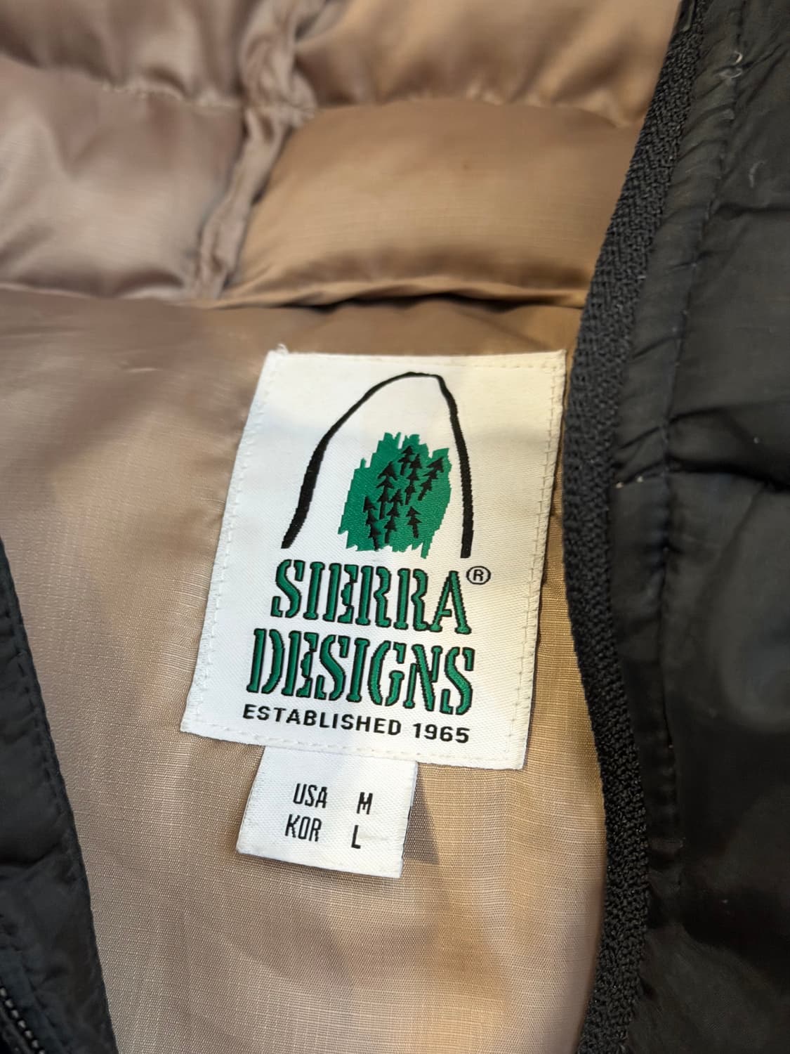 시에라 디자인 라이트 다운 파카 블랙 후드 패딩 상품이미지5