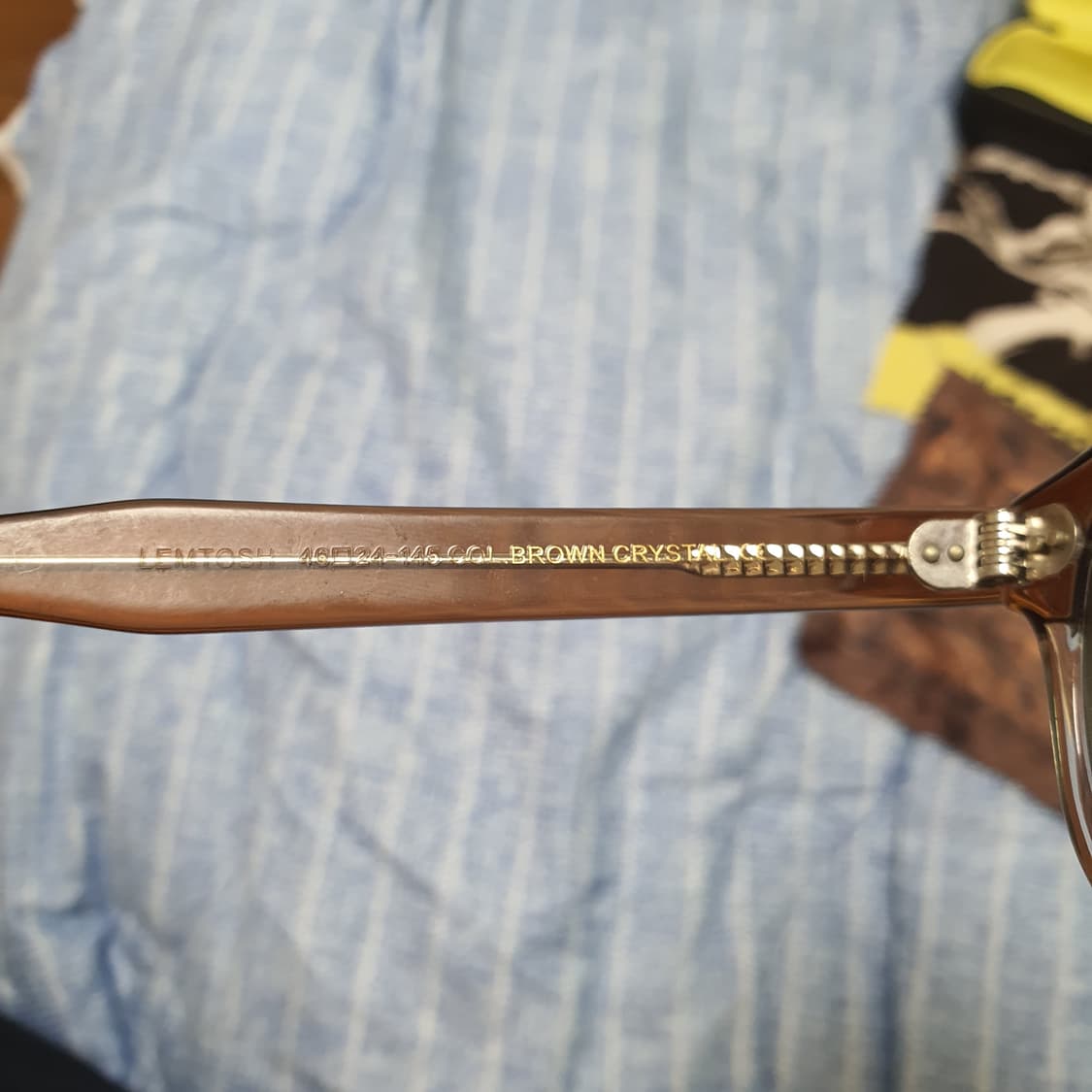 모스콧 렘토쉬 선글라스 46사이즈 브라운 크리스탈 상품이미지3