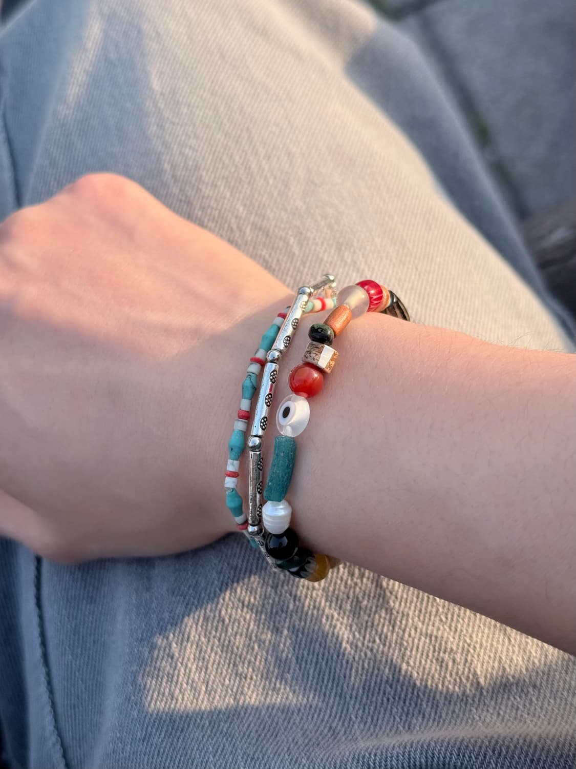 핸드메이드 비즈 팔찌 상품이미지3