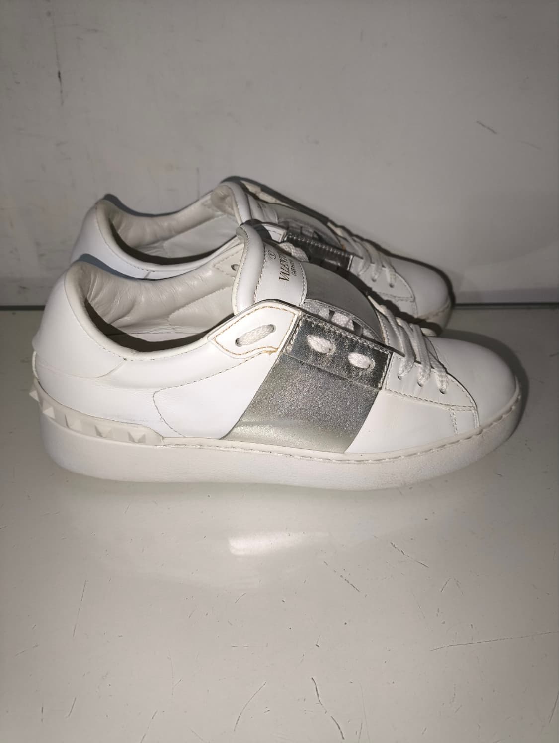 35 220mm 발렌티노 히든 오픈 메탈릭 스니커즈 상품이미지2