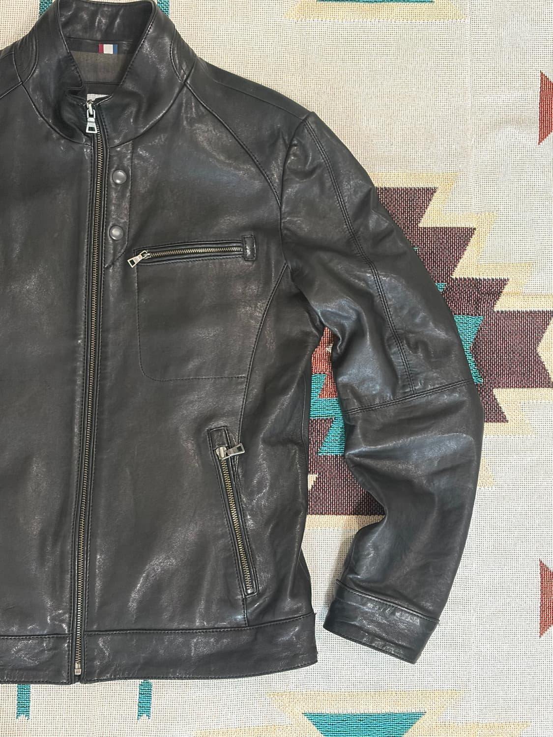 까르뜨블랑슈 양가죽 바이커 싱글 라이더 자켓 상품이미지2