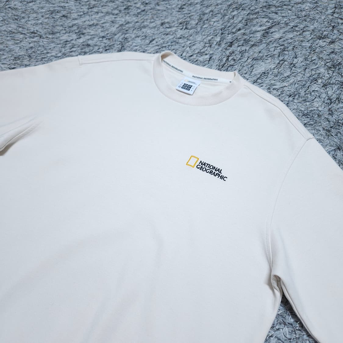 내셔널지오그래픽) M 남자 베이지 맨투맨티셔츠 / 왕눈이샵 상품이미지4