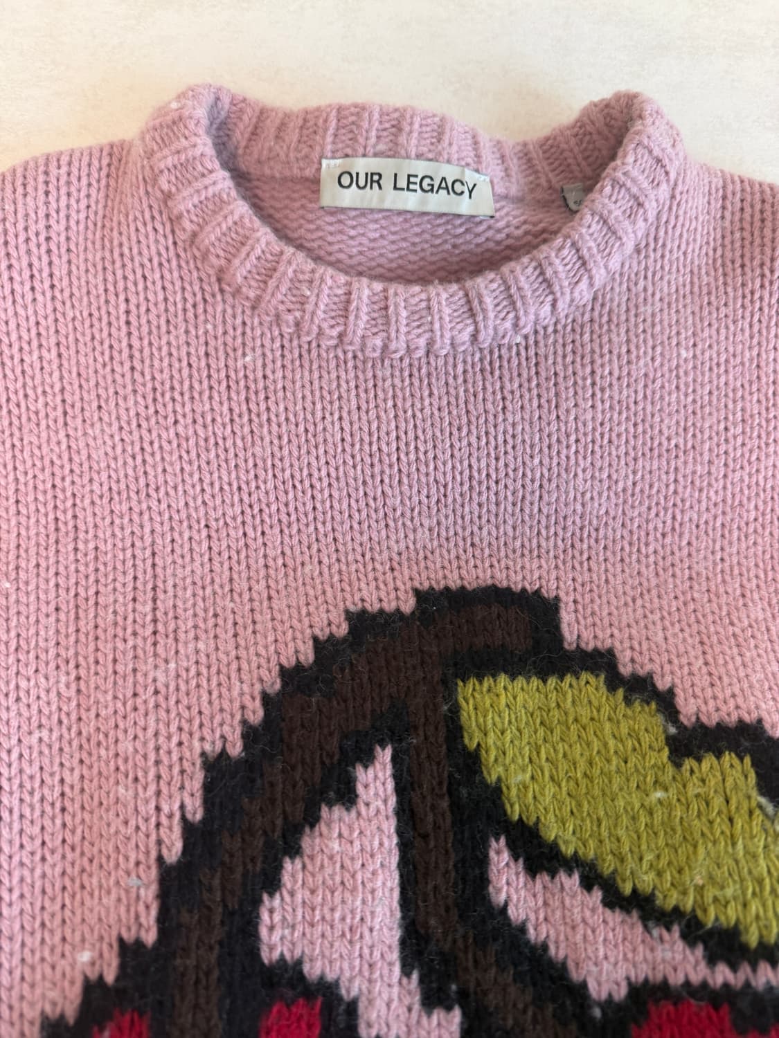 아워레가시 체리 니트 핑크 상품이미지2