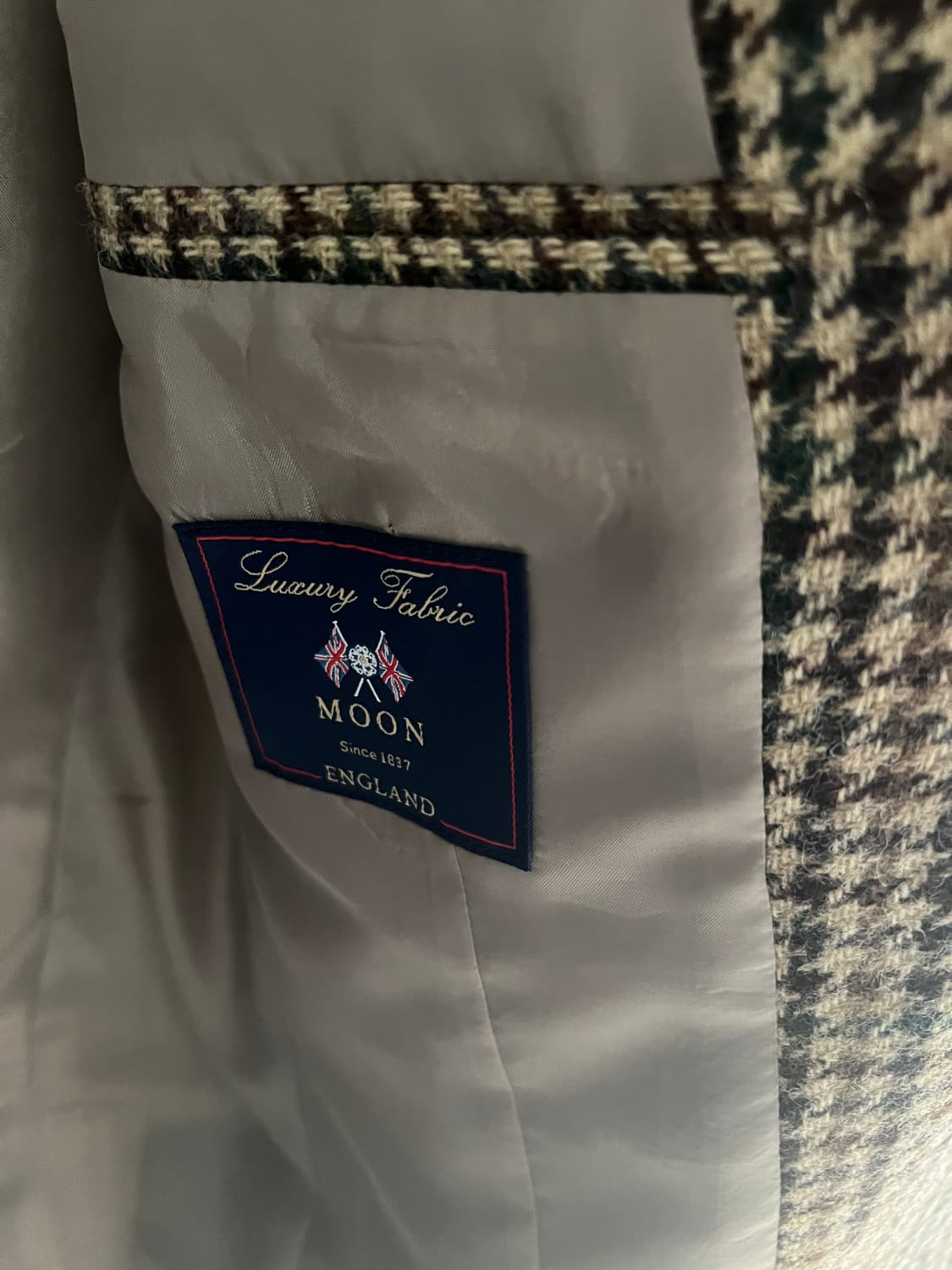 라마르쉐 링자켓 아브라함문 건클럽 그린 체크 트위드 자켓 (50) 상품이미지2