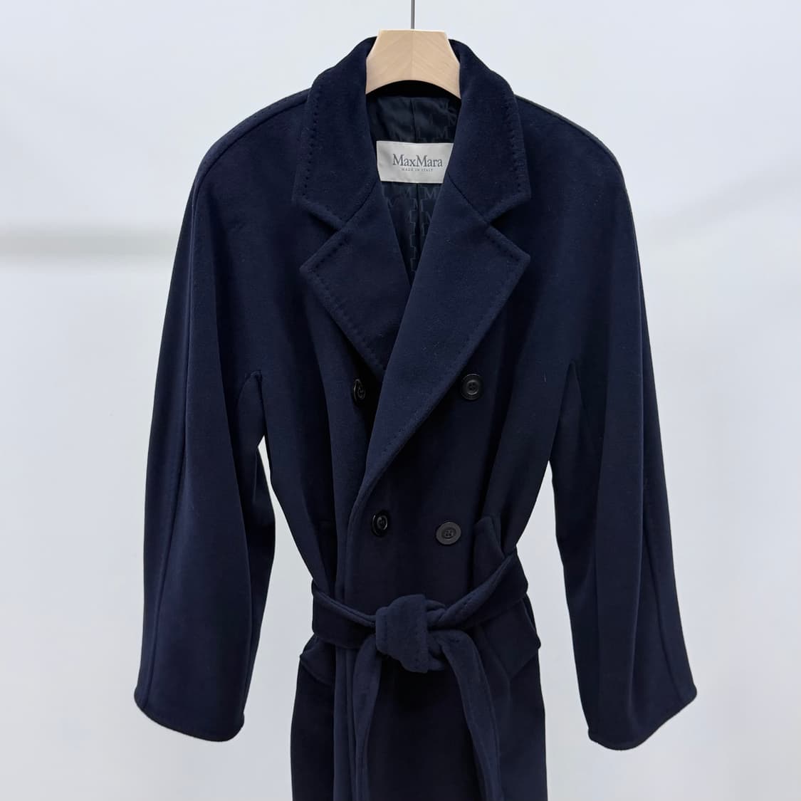 [S+급/40] 막스마라 마담 아이콘 여성 코트 네이비 상품이미지2