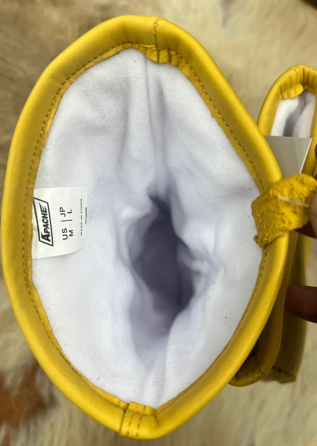 옐로우 GAUNTLET WINTER LONG GLOVE 상품이미지4