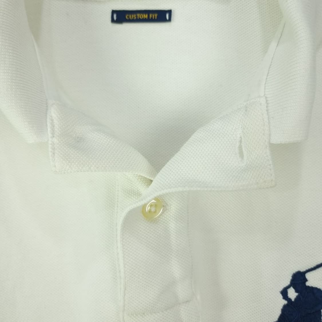 [폴로 랄프로렌] 빅포니 로고 자수 긴팔 카라티 화이트 M18694 상품이미지10