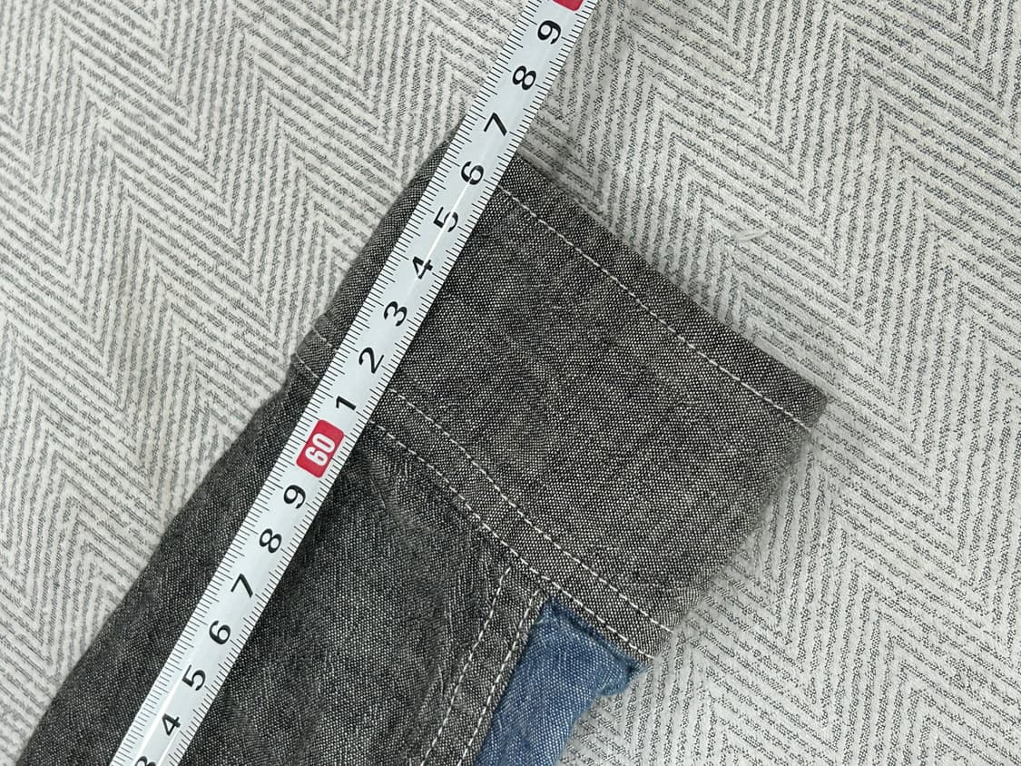 칼하트 블랙 데님 배색 셔츠 남성 M 상품이미지10