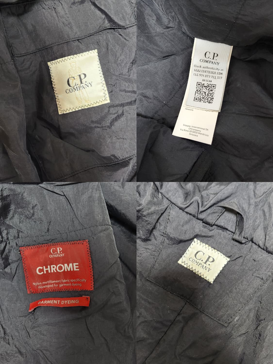 C.P. Company  플랫 나일론 바람막이 후드 자켓 두꺼움 상품이미지7