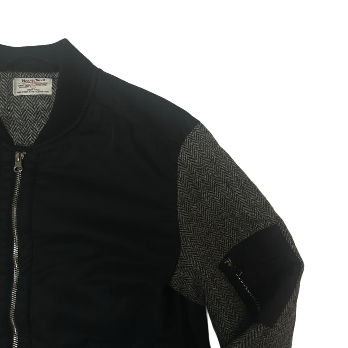 해리스트위드 블랙봄버자켓 95 상품이미지2