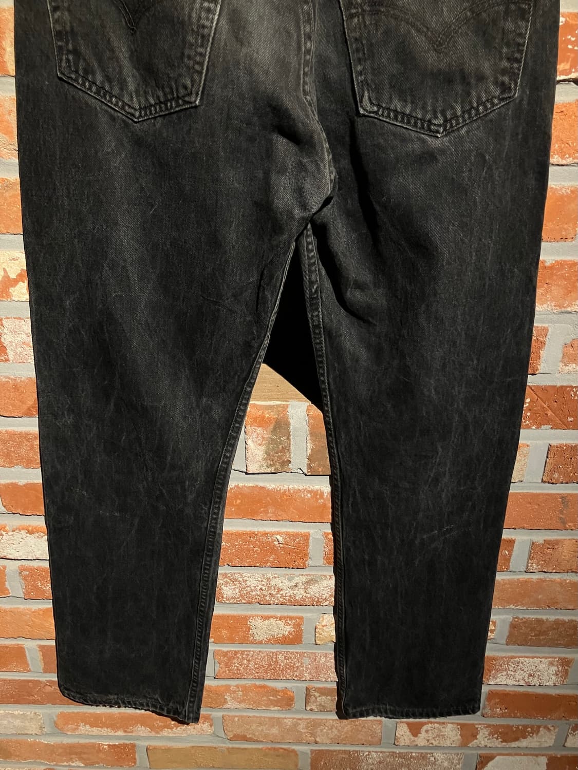 90s USA 빈티지 리바이스 501 블랙 데님 팬츠 상품이미지7