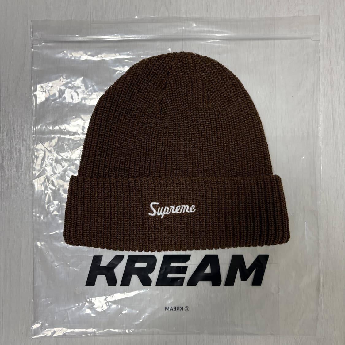 슈프림 23FW 루즈게이지 비니 브라운 (새상품) 상품이미지2