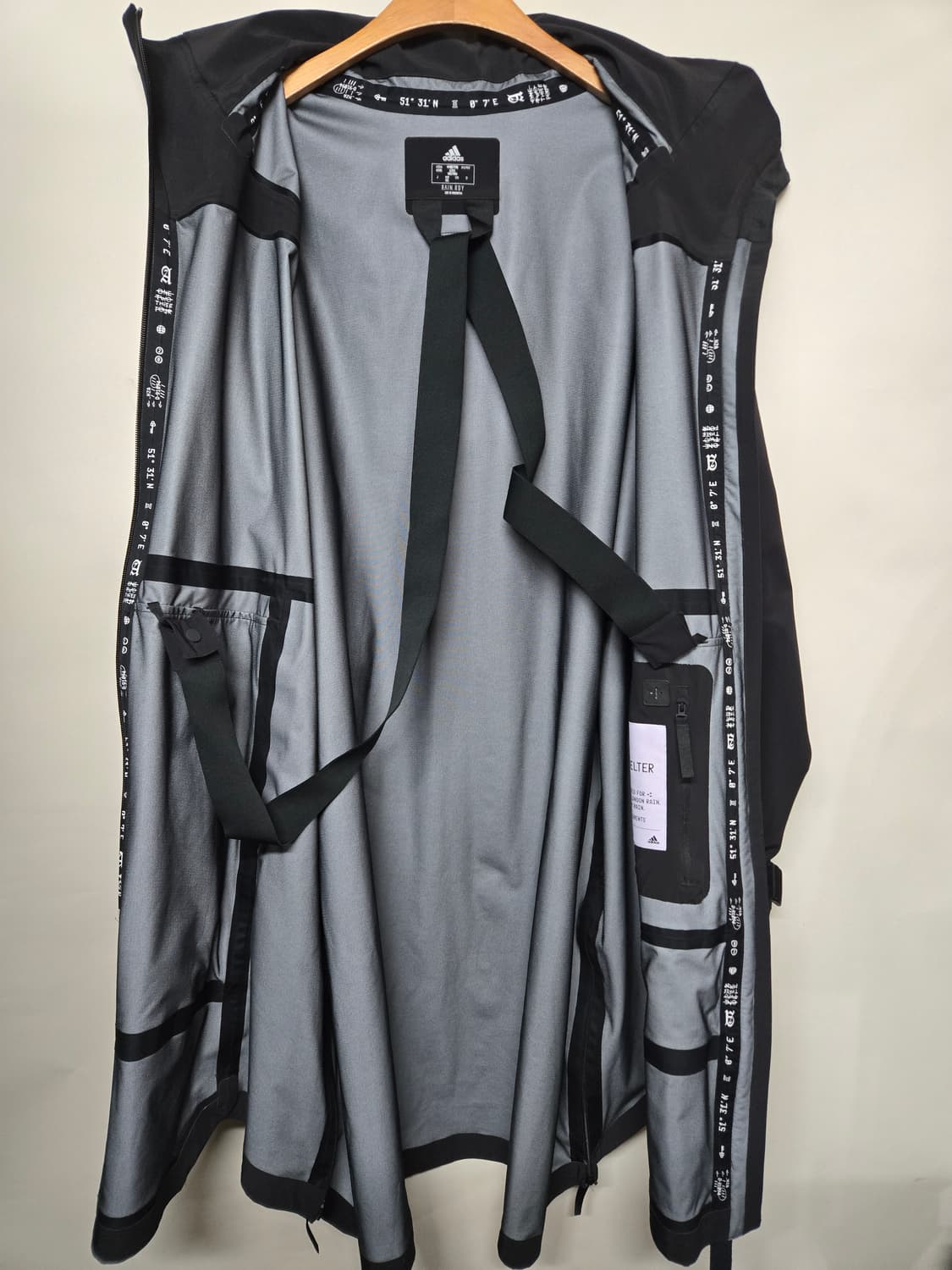아디다스 마이쉘터 레인레디 자켓 3XL 블랙 상품이미지3