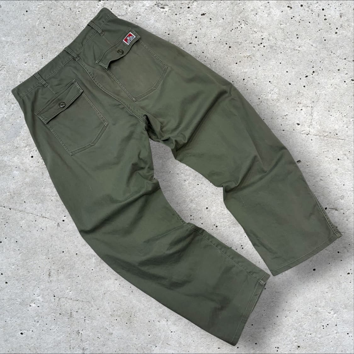 [L] 벤 데이비스 올리브 워크 팬츠 D720 상품이미지1