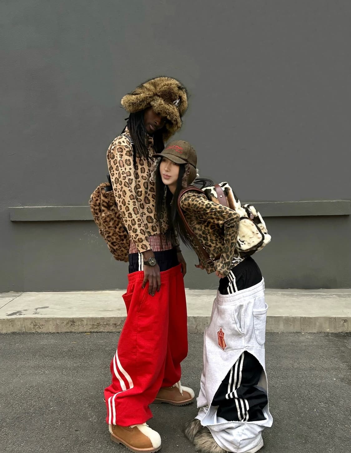 OPIUM Layered Waist Sagging Pants 상품이미지3