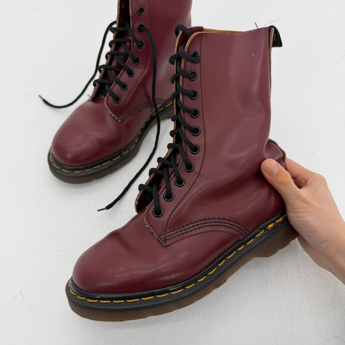 90‘s Dr.Martens MIE 10홀 레이스업 부츠 상품이미지4