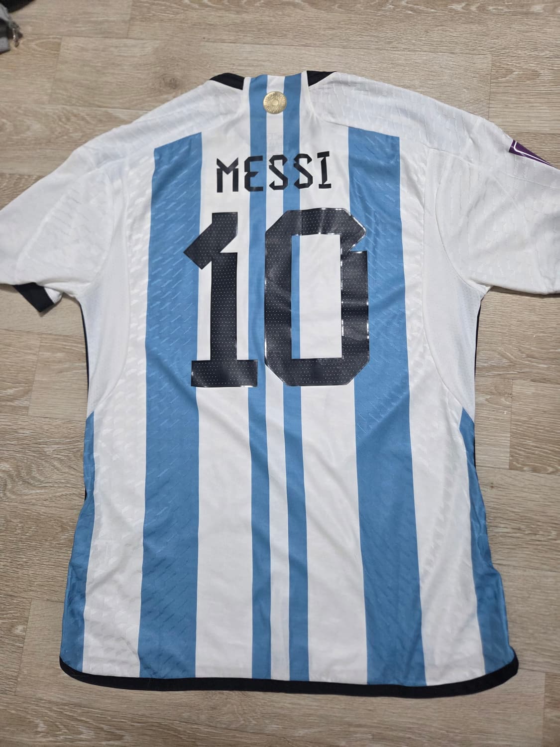 아르헨티나 대표팀 메시 FIFA 카타르 월드컵 어센틱 유니폼 상품이미지2
