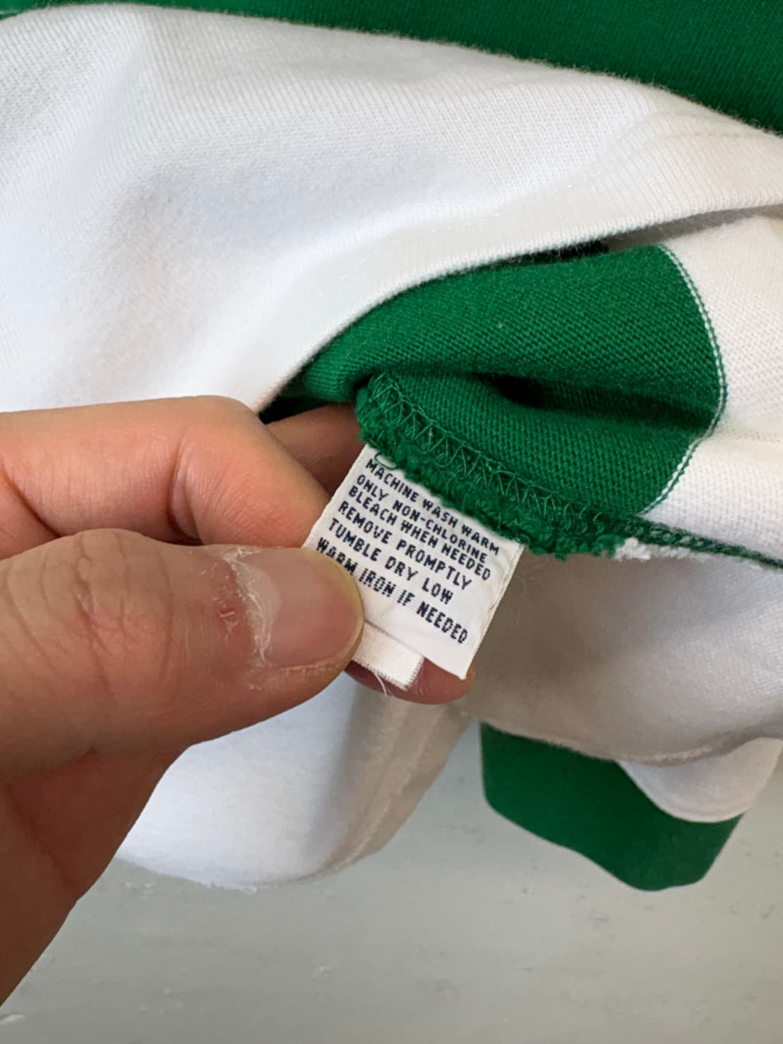 폴로랄프로렌 빈티지 단가라 럭비 셔츠 상품이미지9