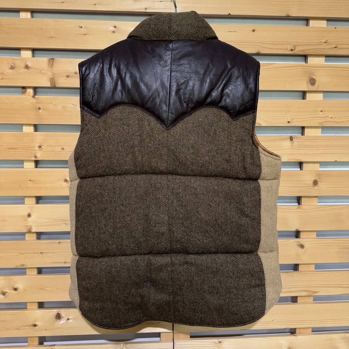 해리스트위드 패딩 쪼끼 상품이미지2