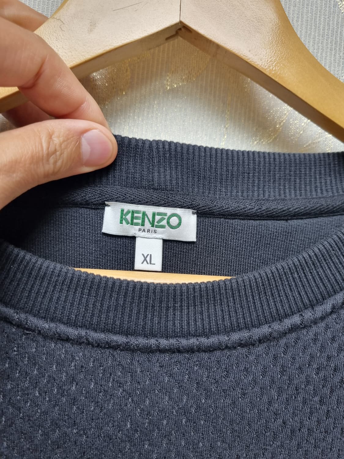 [xl/105] KENZO 겐조 블랙 맨투맨 상품이미지5