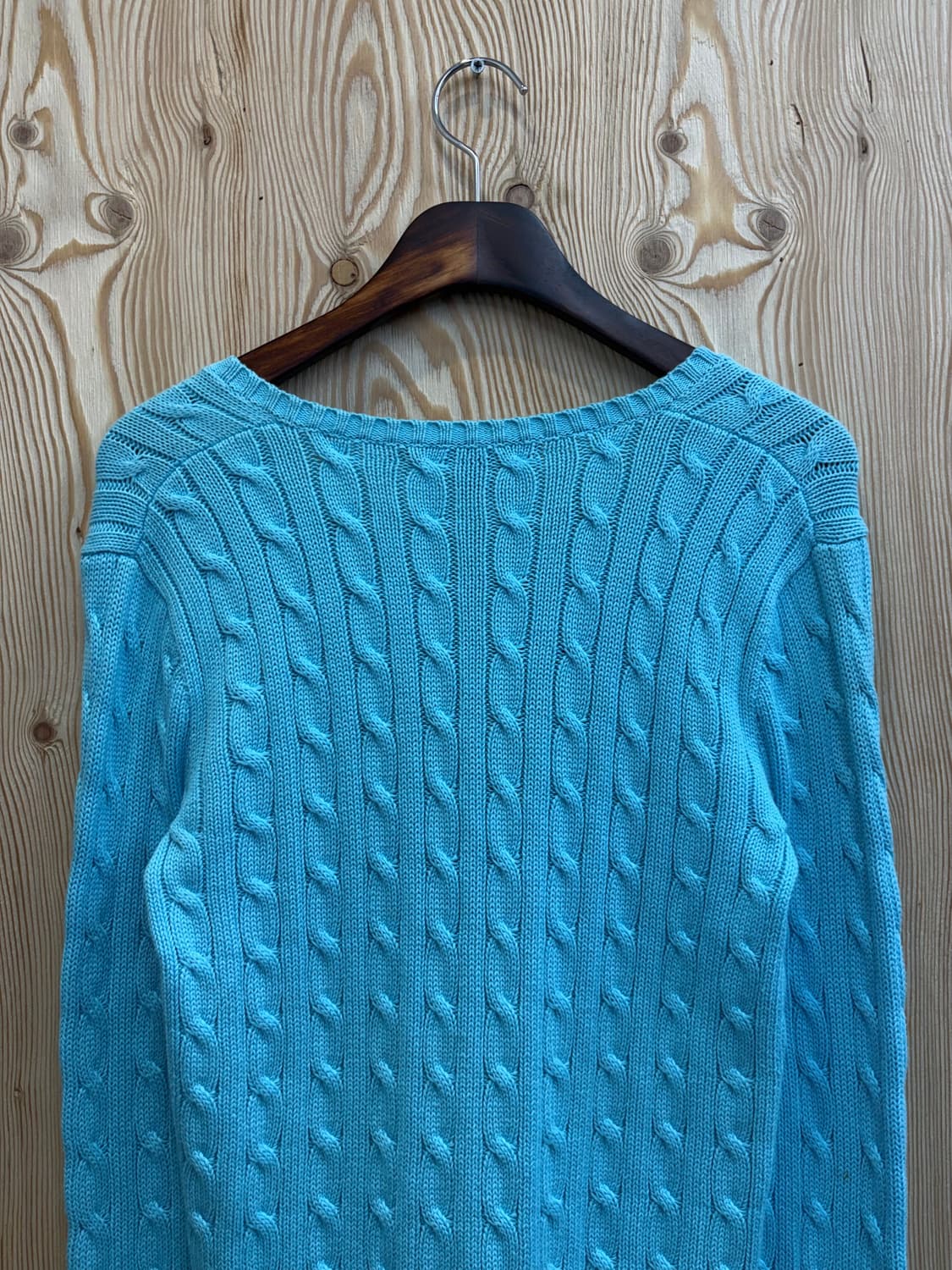 랄프로렌 스포츠 브이넥 케이블 니트 상품이미지4