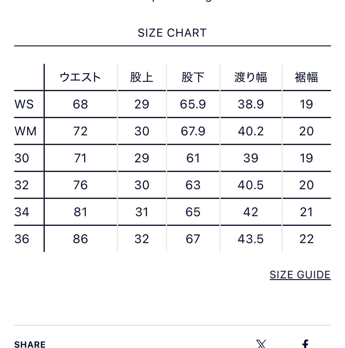노스페이스 퍼플라벨 Ripstop Wide Cropped Field 상품이미지6