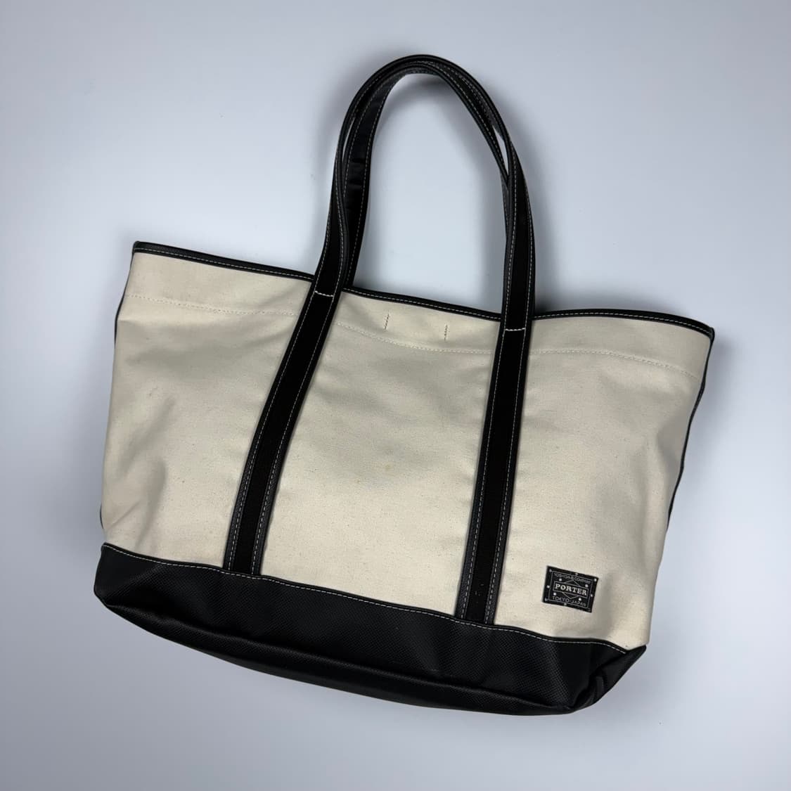 요시다포터 걸 토트백 화이트 L 상품이미지2