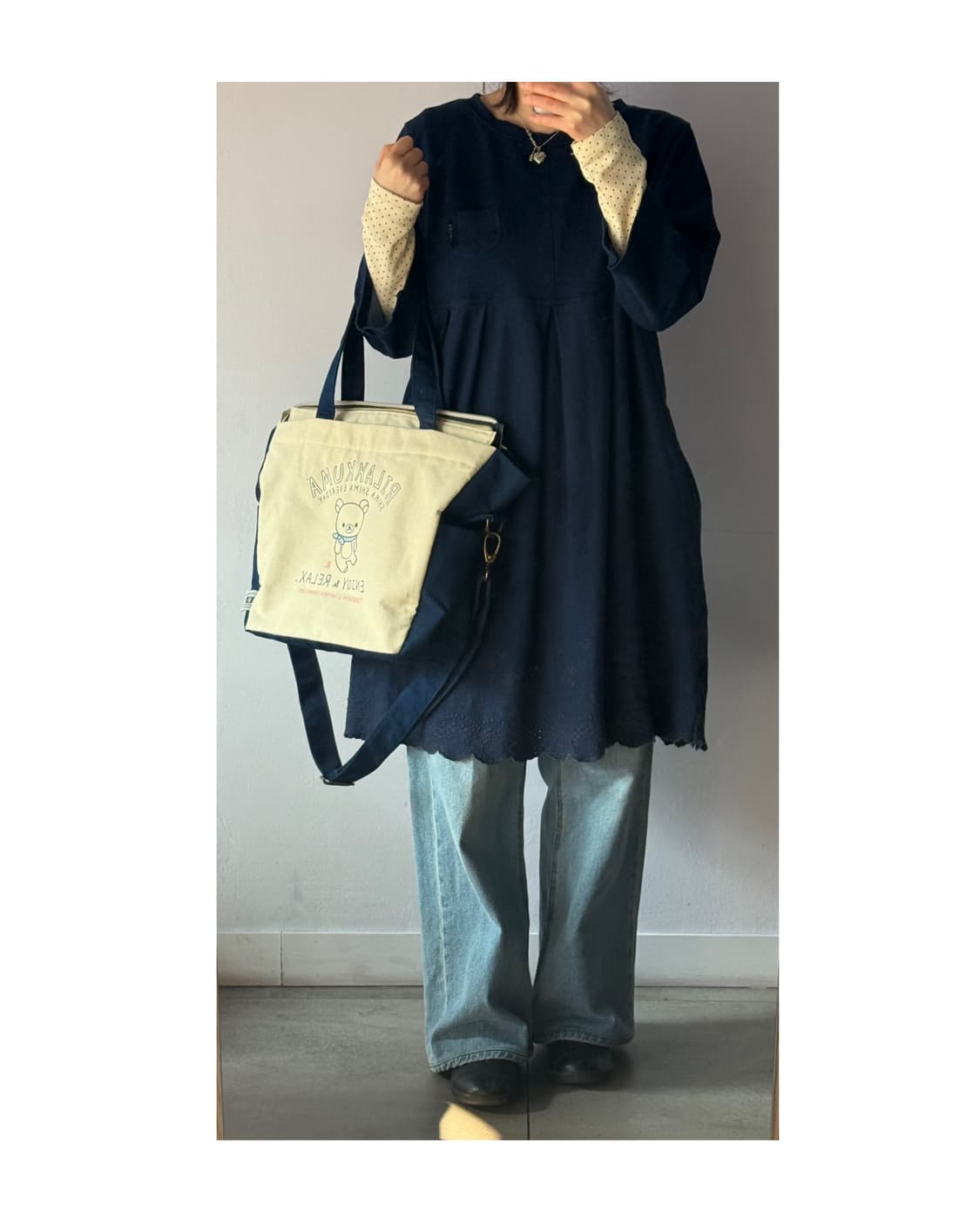 리락쿠마 3way 캔버스백 캔버스가방 리락쿠마가방 상품이미지3