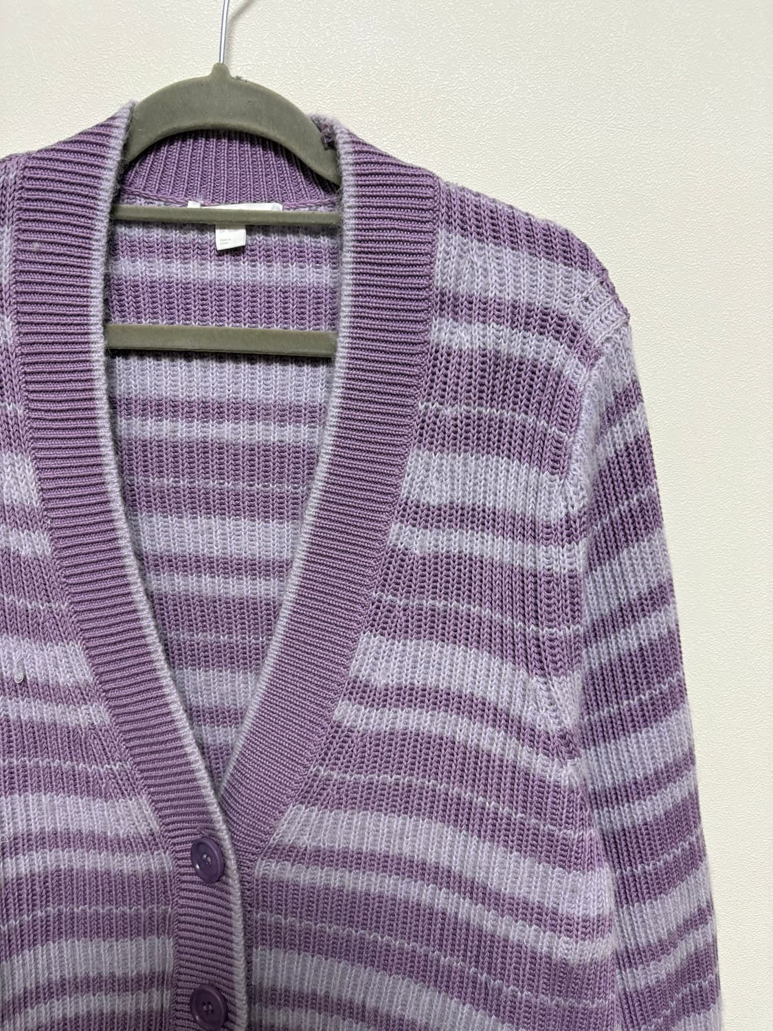 COS 퍼플 가디건 상품이미지3