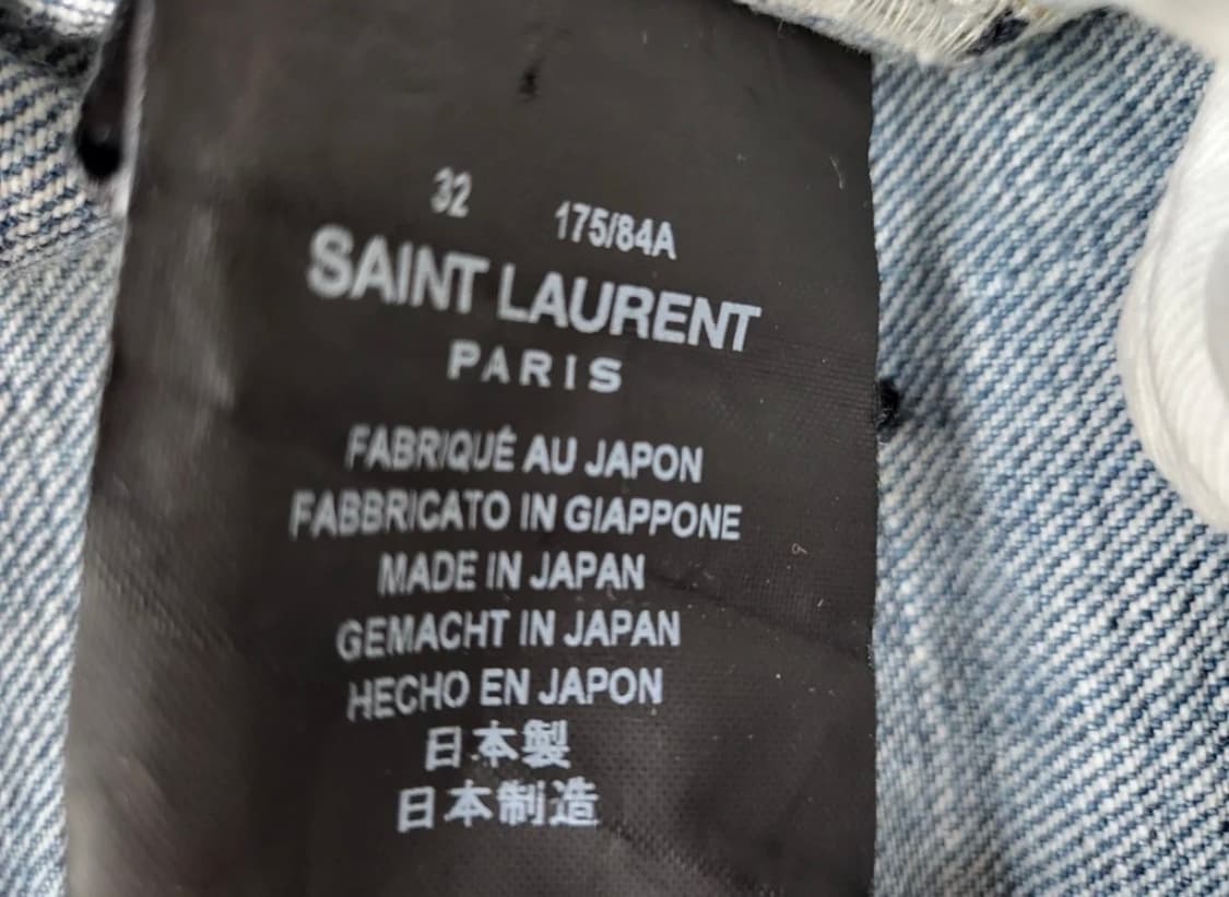 생로랑 데님 숏팬츠 32 상품이미지3