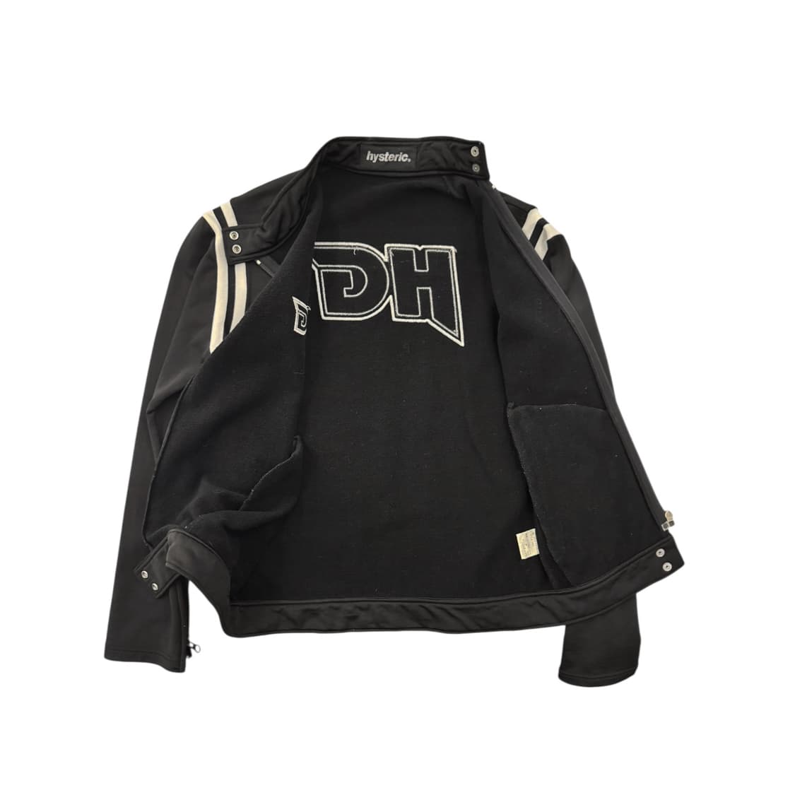 히스테릭글래머 바시티 트랙자켓 블랙 상품이미지3