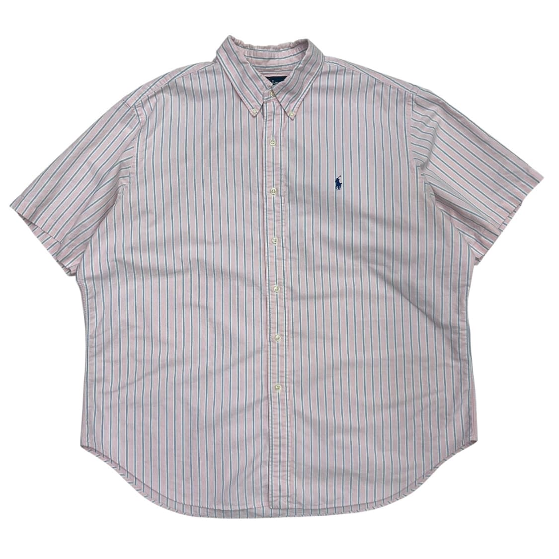 폴로 랄프로렌 네이비포니 딸기우유맛 반팔셔츠 2XL 상품이미지3