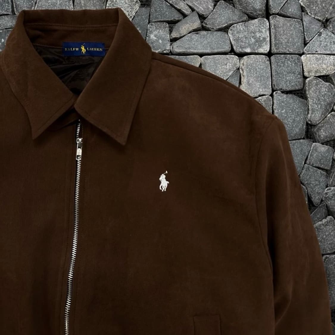 폴로 브라운 스웨이드 자켓 상품이미지3