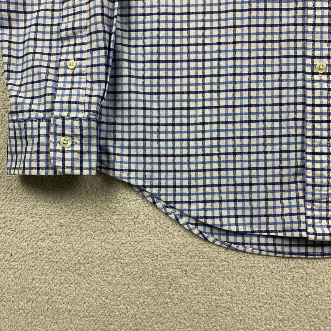 폴로 랄프로렌 멀티포니 슬림핏 스트레치 옥스포드 체크셔츠 상품이미지4